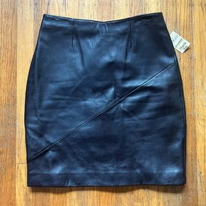 Wilsons Leather Black Pencil Skirt